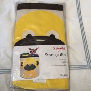 3 Sprouts Monkey Storage Bin